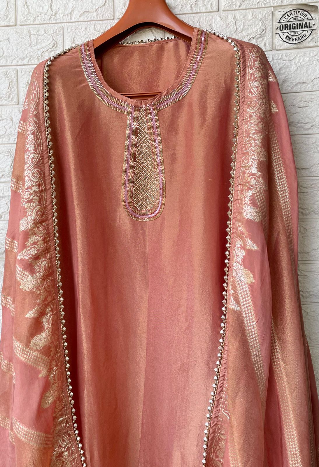 Pure Shimmer Silk Suit