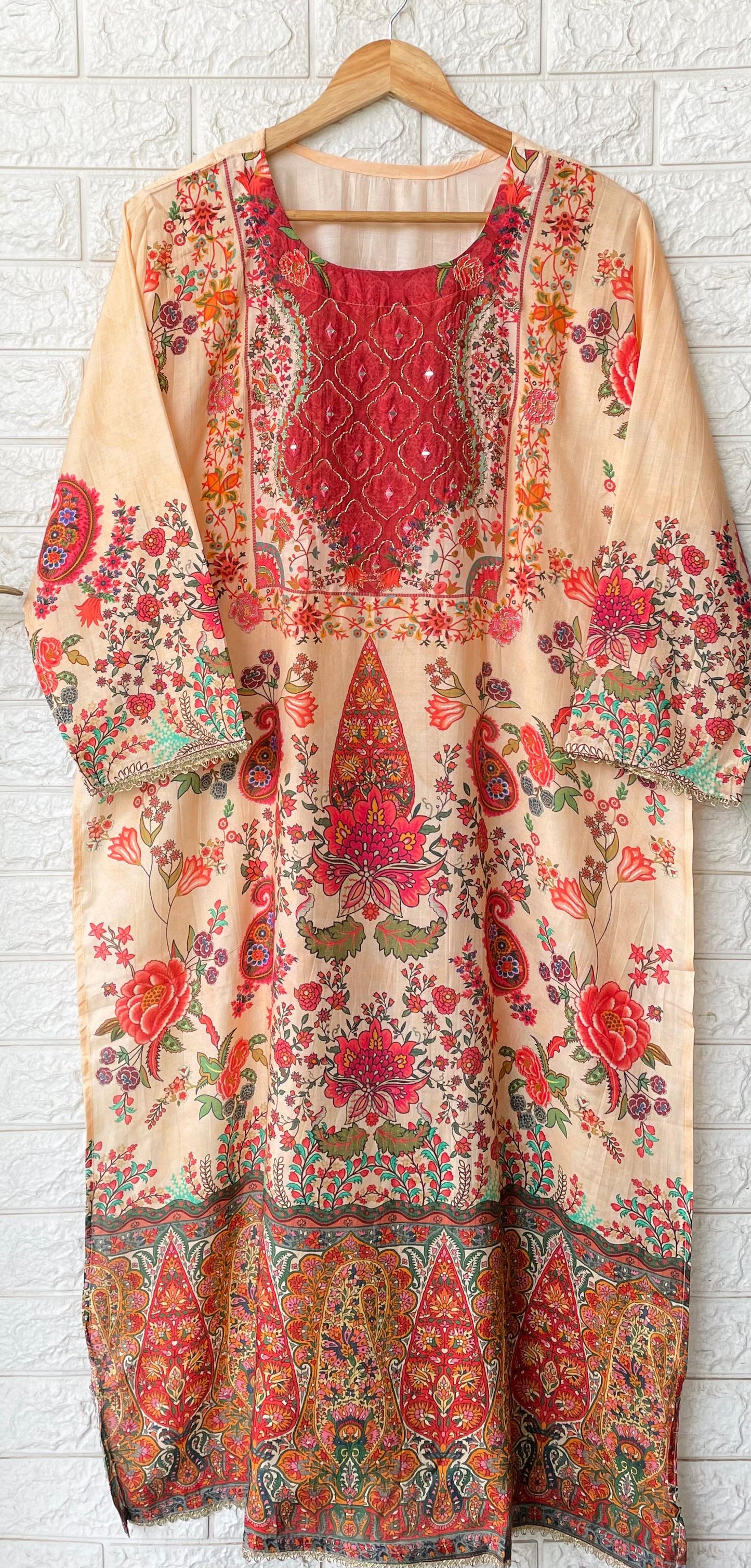 Pure Muslin Digital Print Suit